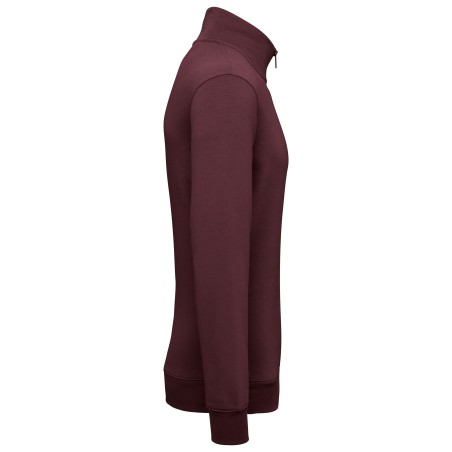 Men’s eco-friendly zip high neck sweatshirt