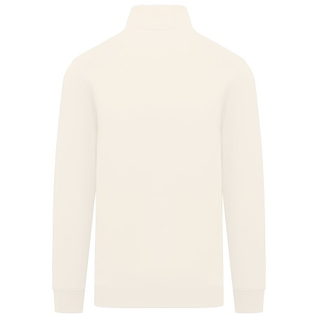 Sudadera ecorresponsable de cuello alto con cremallera hombre
