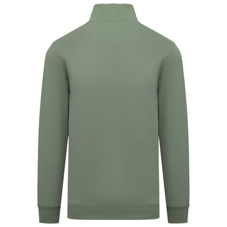 Men’s eco-friendly zip high neck sweatshirt