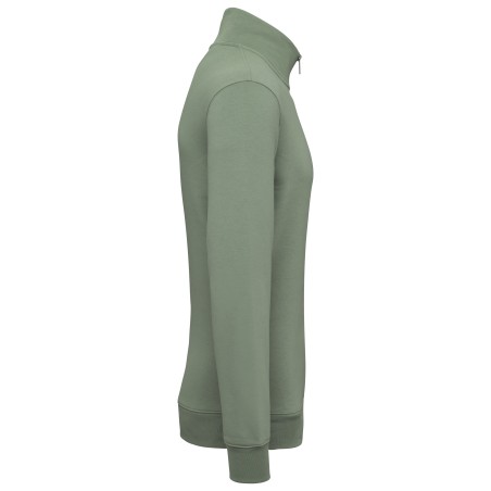 Men’s eco-friendly zip high neck sweatshirt