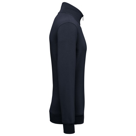 Men’s eco-friendly zip high neck sweatshirt