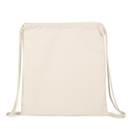 K-loop organic cotton drawstring bag