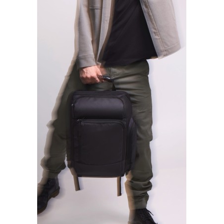 Business backpack with side cooler pocket