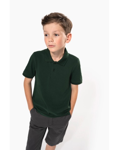 Kids\\\' short-sleeved polo shirt