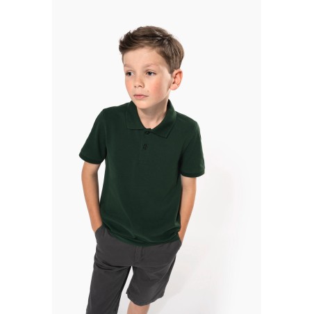 Kids\\\' short-sleeved polo shirt