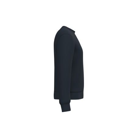 Unisex basic round neck tubular sweatshirt