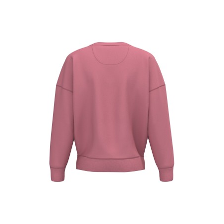 Eco-friendly ladies\\\' dropped shoulders round neck sweatshirt