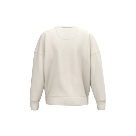 Sudadera ecorresponsable cuello redondo hombros caídos mujer