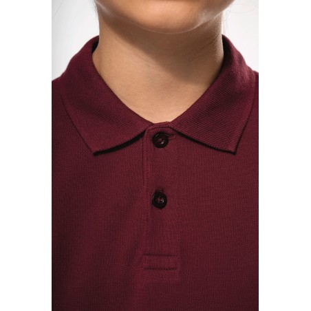 Kids\\\' long-sleeved polo shirt