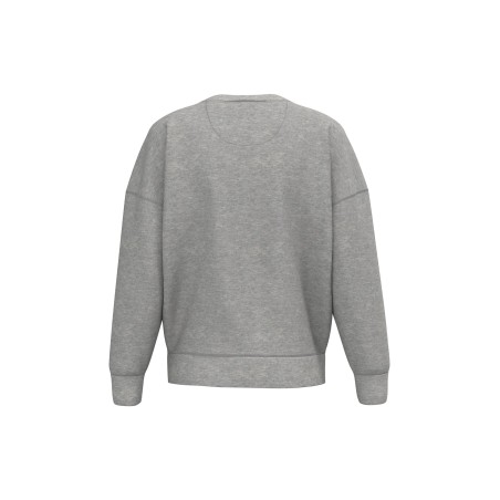 Eco-friendly ladies\\\' dropped shoulders round neck sweatshirt