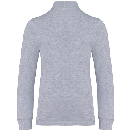 Kids\\\' long-sleeved polo shirt