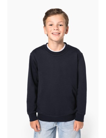 Kids\\\' recycled crew neck sweatshirt