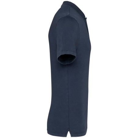 Polo ecorresponsable efecto lavado de punto jersey hombre