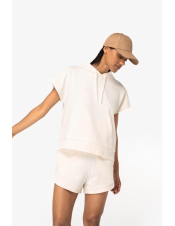 Sudadera ecorresponsable con capucha oversize sin mangas...