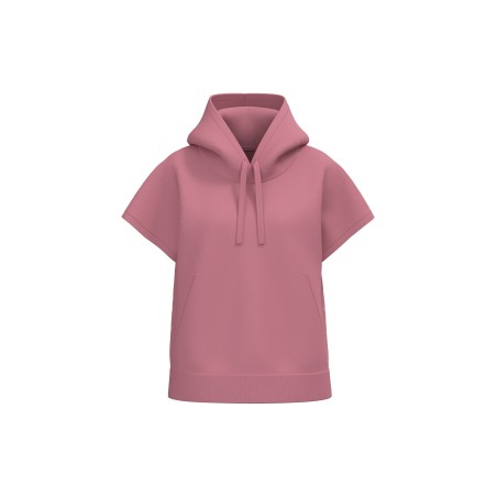 Sudadera ecorresponsable con capucha oversize sin mangas French Terry mujer