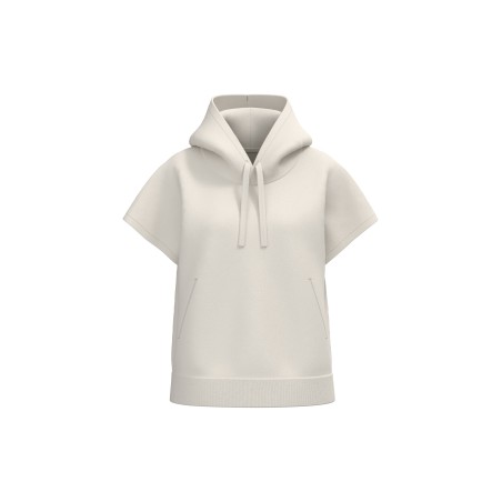 Sudadera ecorresponsable con capucha oversize sin mangas French Terry mujer