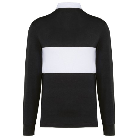 Long-sleeved rugby polo shirt