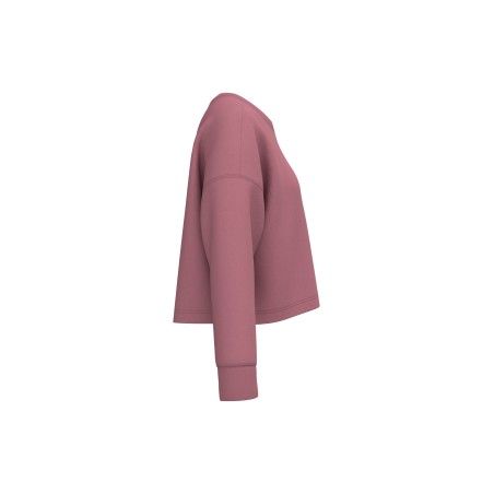 Ladies\\\' crew neck crop sweatshirt
