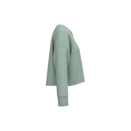 Ladies\\\' crew neck crop sweatshirt