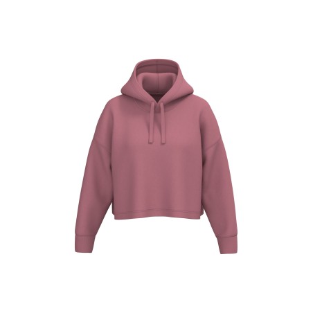 Ladies\\\' crop hooded sweatshirt