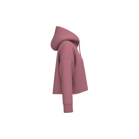 Ladies\\\' crop hooded sweatshirt
