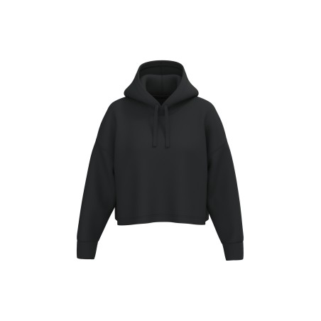 Ladies\\\' crop hooded sweatshirt