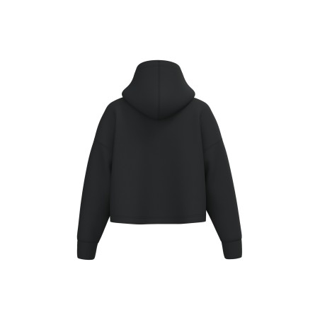 Ladies\\\' crop hooded sweatshirt
