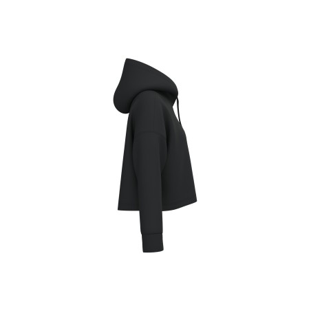 Ladies\\\' crop hooded sweatshirt