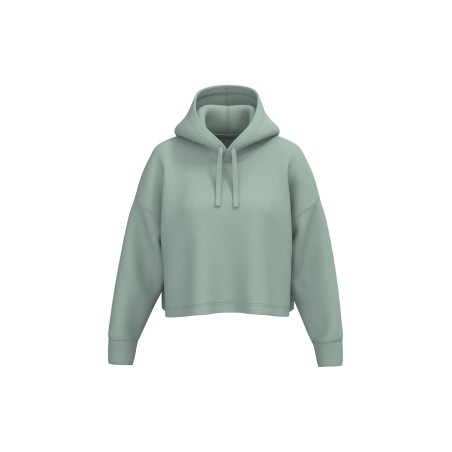 Ladies\\\' crop hooded sweatshirt
