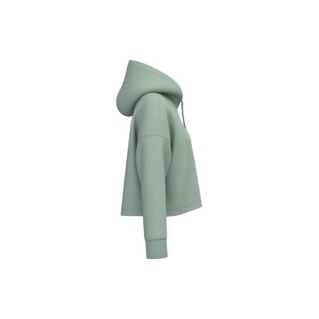 Ladies\\\' crop hooded sweatshirt