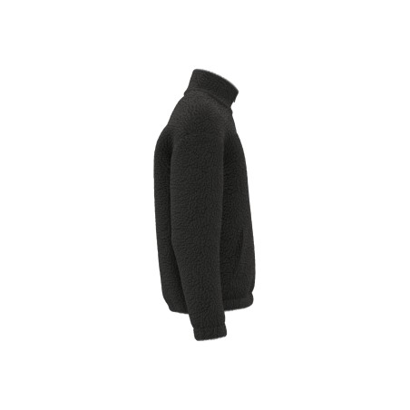 Unisex sherpa dropped shoulders full zip sweatshirt