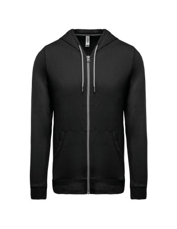 Lightweight cotton hooded sweatshirt 2