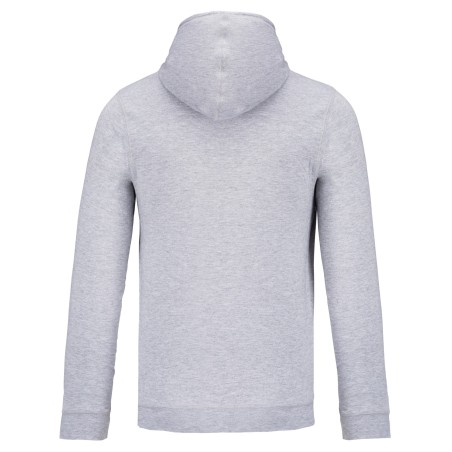 Lightweight cotton hooded sweatshirt