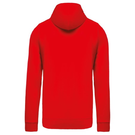 Lightweight cotton hooded sweatshirt