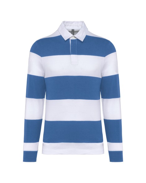 Polo a rayas manga larga unisex