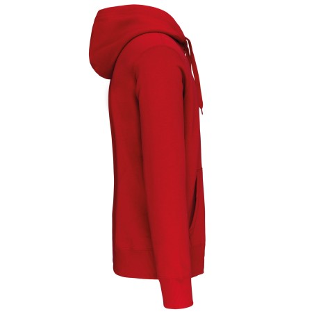 Full zip hooded sweatshirt