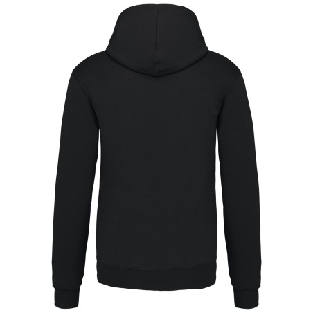 Men\\\'s contrast hooded sweatshirt