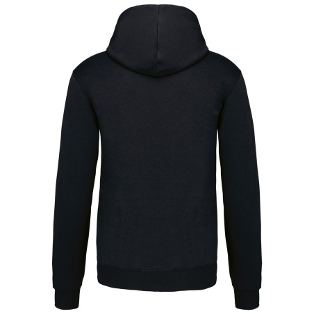 Men\\\'s contrast hooded sweatshirt