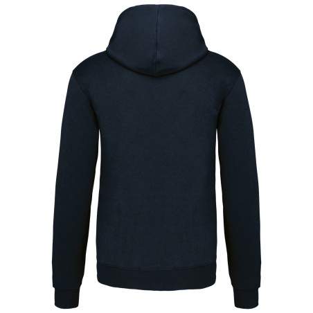 Men\\\'s contrast hooded sweatshirt