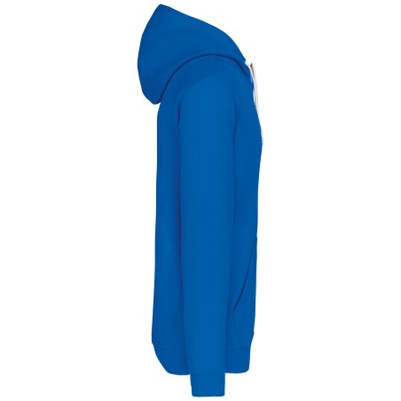 Men\\\'s contrast hooded sweatshirt