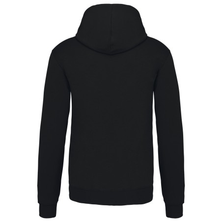 Men\\\'s contrast hooded sweatshirt