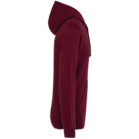 Men\\\'s contrast hooded sweatshirt