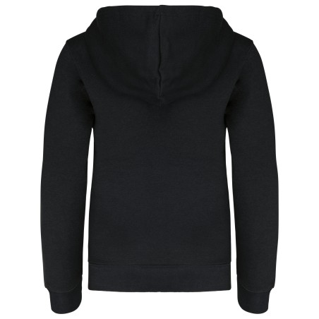 Kids\\\' contrast hooded sweatshirt