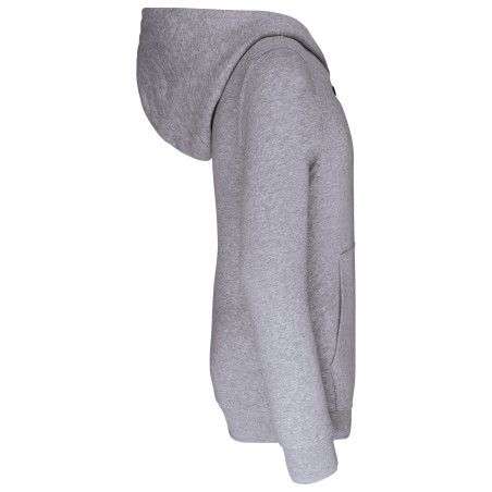 Kids\\\' contrast hooded sweatshirt