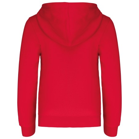 Kids\\\' contrast hooded sweatshirt