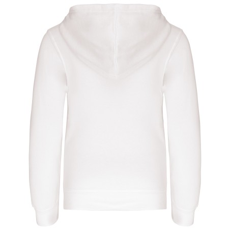 Kids\\\' contrast hooded sweatshirt
