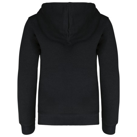 Kids\\\' contrast hooded sweatshirt