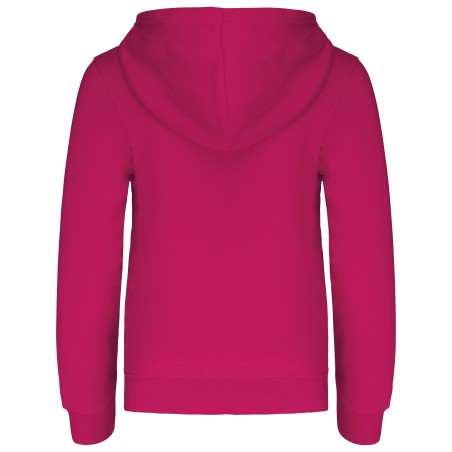 Kids\\\' contrast hooded sweatshirt
