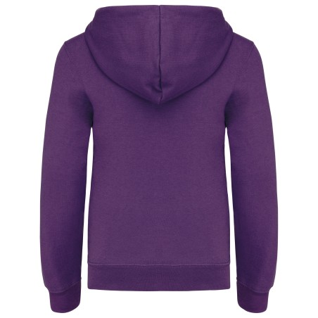 Kids\\\' contrast hooded sweatshirt