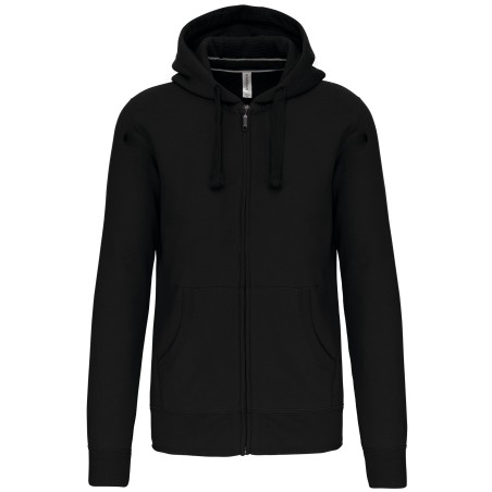 Men\\\'s full zip hooded sweatshirt